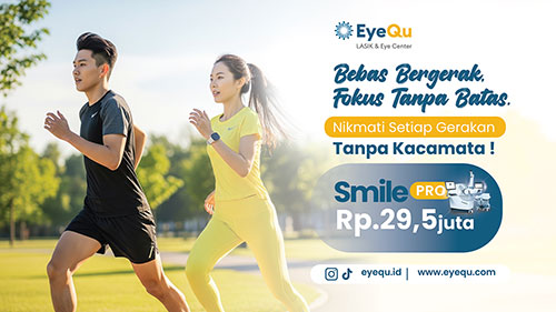 Bebas Bergerak Fokus Tanpa Batas, Nikmati Setiap Gerakan Tanpa Kacamata !