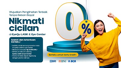 Wujudkan penglihatan terbaik tanpa beban biaya!